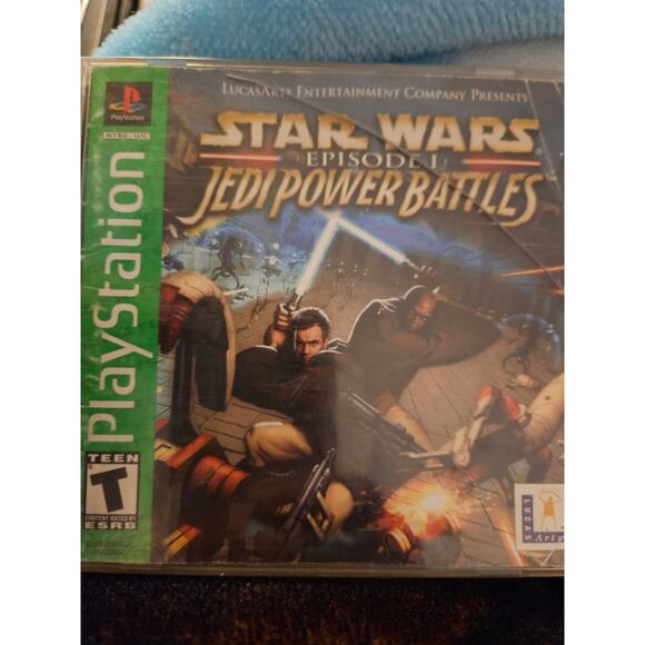 Star Wars: Episode I: Jedi Power Battles Sony PlayStation 1 PS1 - Picture 1 of 3